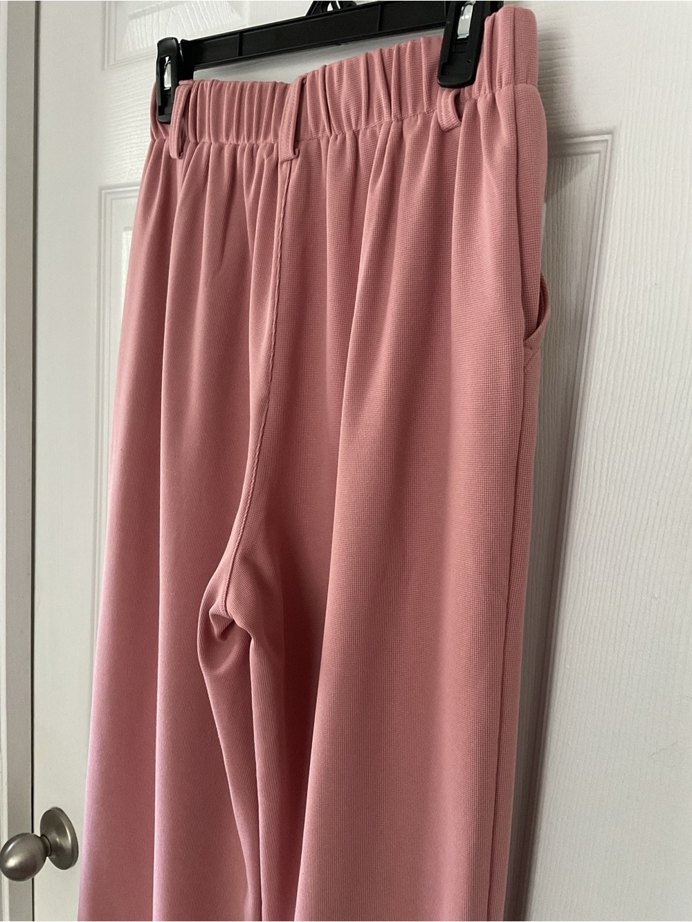 Halara S Petite Pink High Rise Wide Leg Pleated Pants - Picture 5 of 12
